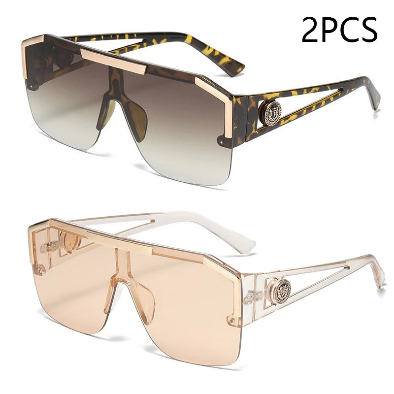 Men And Women Oversized Square Fashion Sunglasses Sports Driving Glasses Gradient Colored Sunglasses Uv400 2023