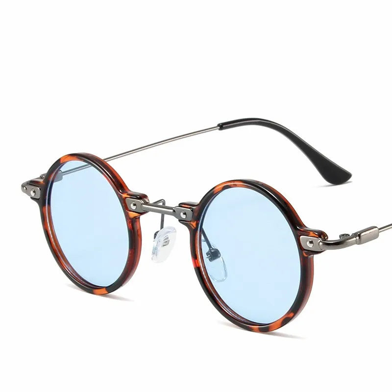Retro Steampunk Sun Glasses Male Female Round Sunglasses For Men Women Brand Designer Metal Frame Eyewear Oculos De Sol UV400