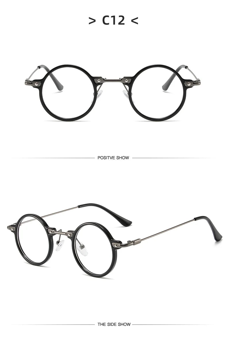 Retro Steampunk Sun Glasses Male Female Round Sunglasses For Men Women Brand Designer Metal Frame Eyewear Oculos De Sol UV400