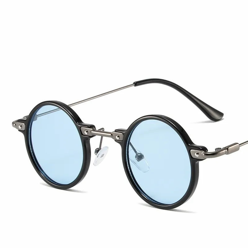 Retro Steampunk Sun Glasses Male Female Round Sunglasses For Men Women Brand Designer Metal Frame Eyewear Oculos De Sol UV400