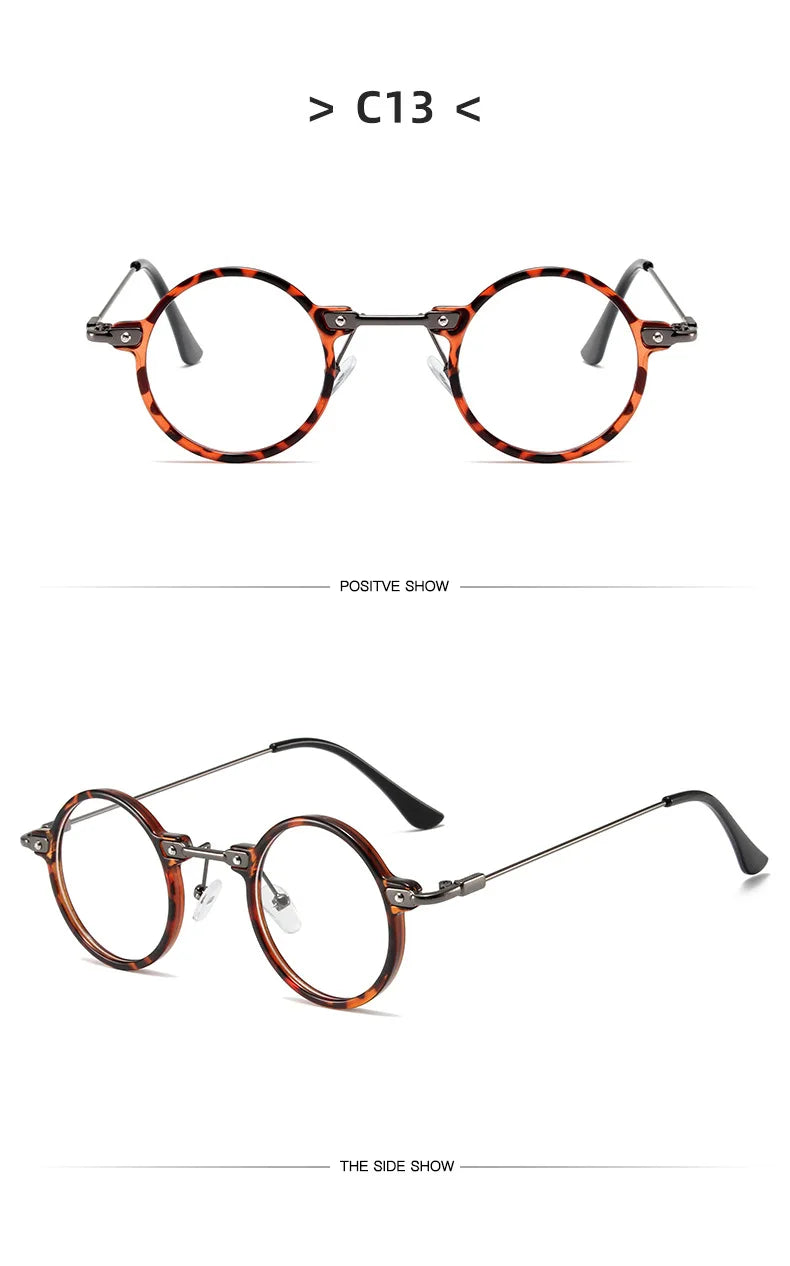 Retro Steampunk Sun Glasses Male Female Round Sunglasses For Men Women Brand Designer Metal Frame Eyewear Oculos De Sol UV400