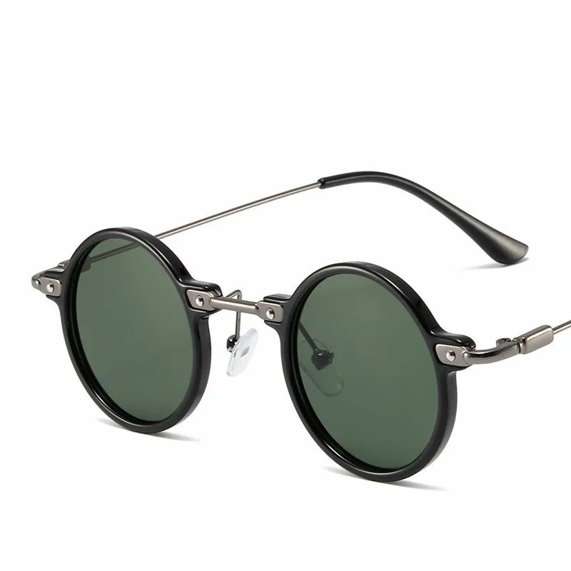 Retro Steampunk Sun Glasses Male Female Round Sunglasses For Men Women Brand Designer Metal Frame Eyewear Oculos De Sol UV400