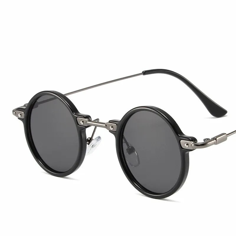 Retro Steampunk Sun Glasses Male Female Round Sunglasses For Men Women Brand Designer Metal Frame Eyewear Oculos De Sol UV400