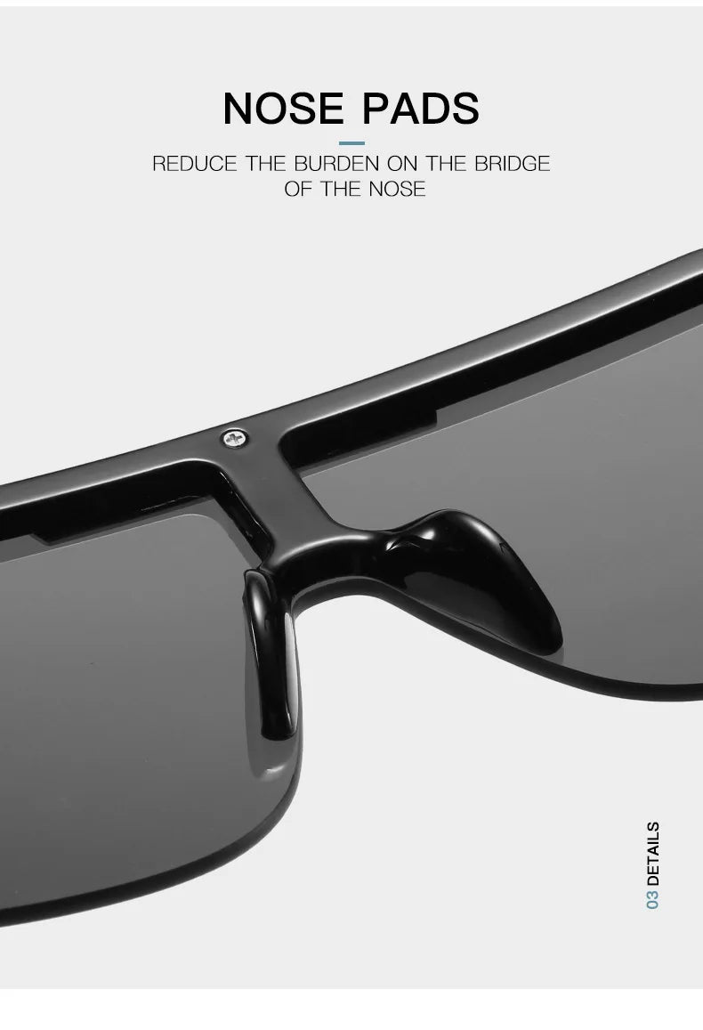 Men And Women Oversized Square Fashion Sunglasses Sports Driving Glasses Gradient Colored Sunglasses Uv400 2023