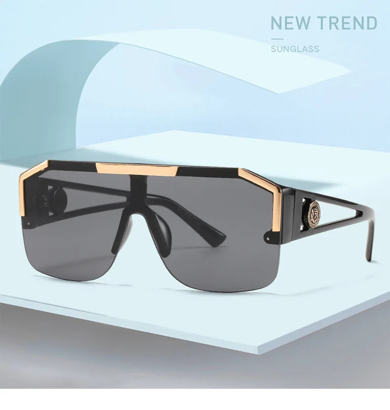 Men And Women Oversized Square Fashion Sunglasses Sports Driving Glasses Gradient Colored Sunglasses Uv400 2023