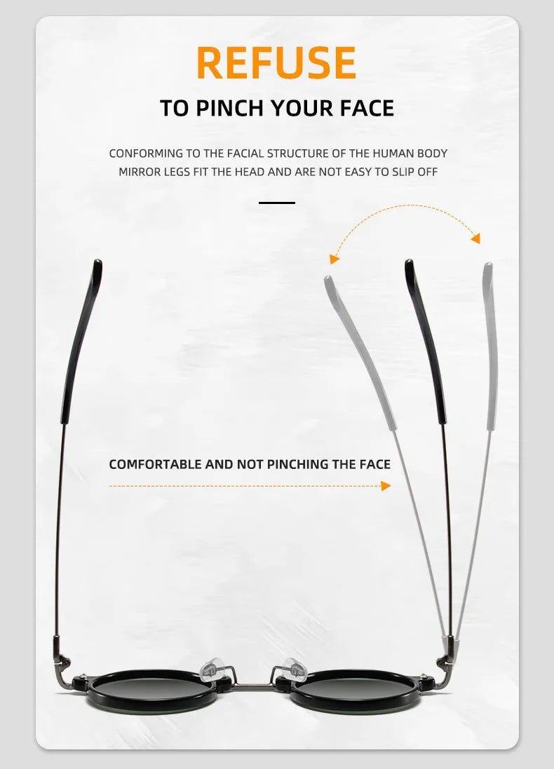 Retro Steampunk Sun Glasses Male Female Round Sunglasses For Men Women Brand Designer Metal Frame Eyewear Oculos De Sol UV400