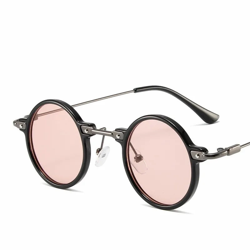 Retro Steampunk Sun Glasses Male Female Round Sunglasses For Men Women Brand Designer Metal Frame Eyewear Oculos De Sol UV400