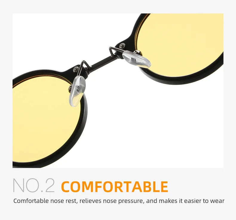 Retro Steampunk Sun Glasses Male Female Round Sunglasses For Men Women Brand Designer Metal Frame Eyewear Oculos De Sol UV400