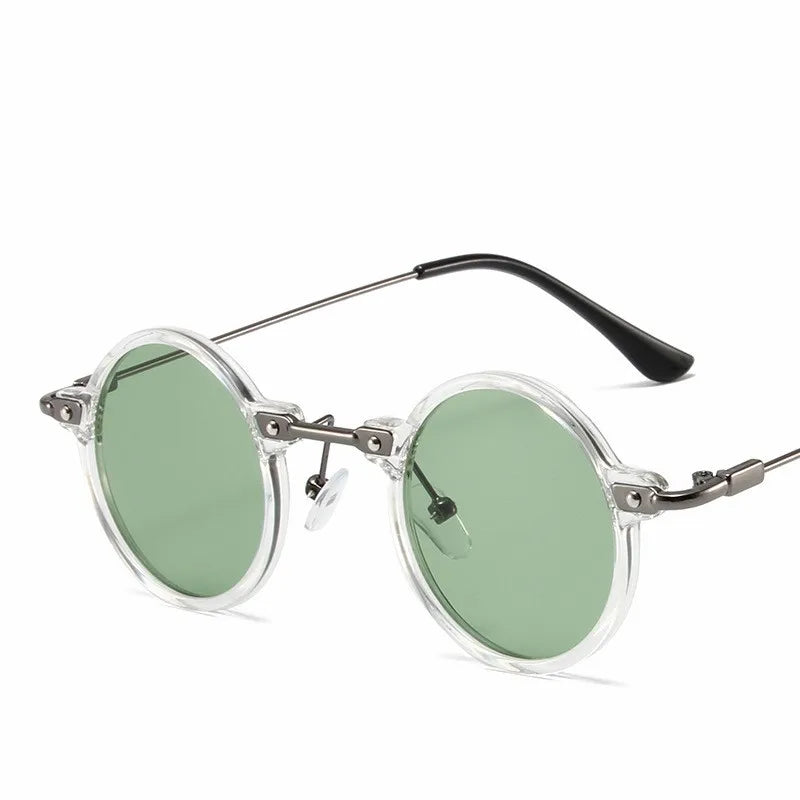 Retro Steampunk Sun Glasses Male Female Round Sunglasses For Men Women Brand Designer Metal Frame Eyewear Oculos De Sol UV400
