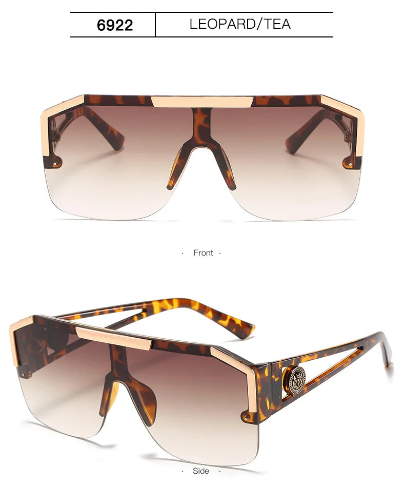 Men And Women Oversized Square Fashion Sunglasses Sports Driving Glasses Gradient Colored Sunglasses Uv400 2023
